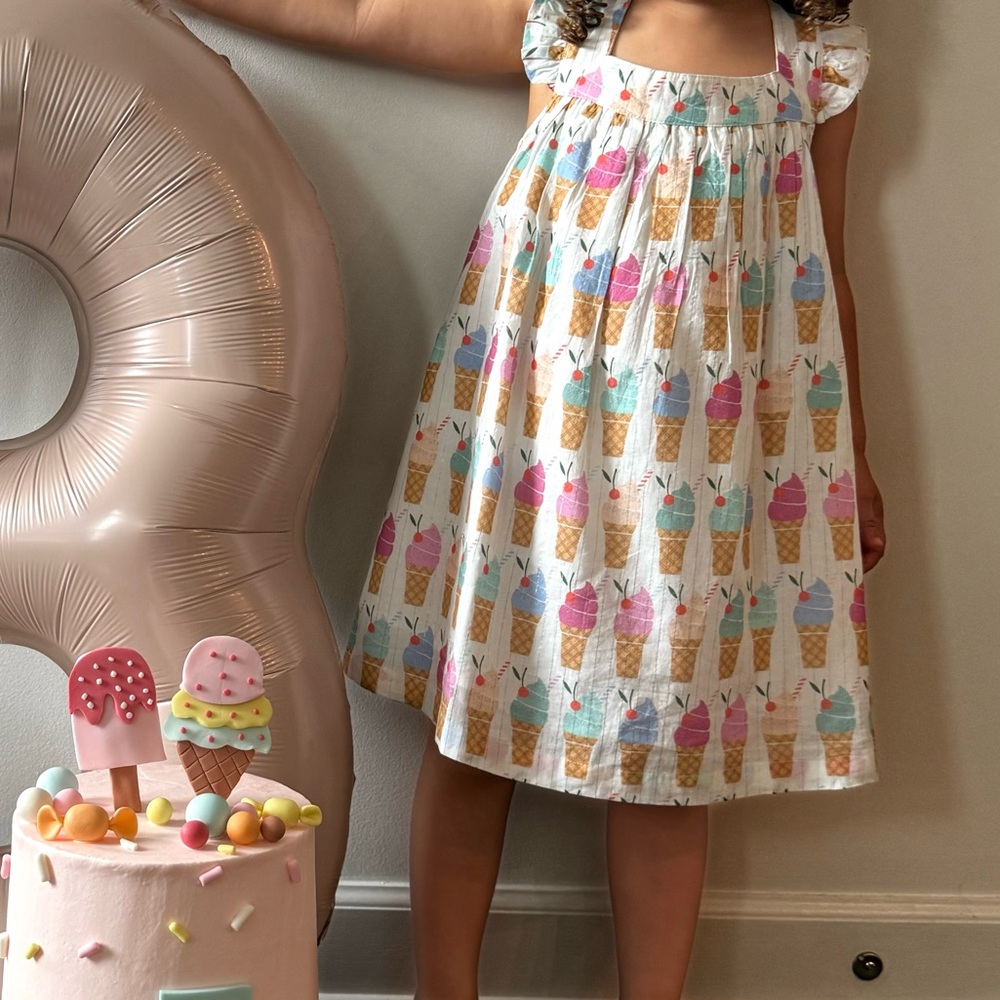 Ice Cream Print Dress